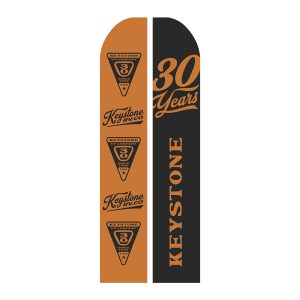 Double-Sided Feather Flag Large 17'