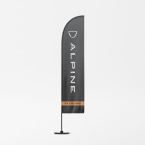 Double-Sided Feather Flag Large 17'